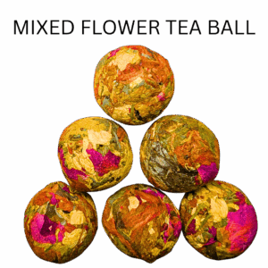 MIXED FLOWER TEA BALL - 5 pieces