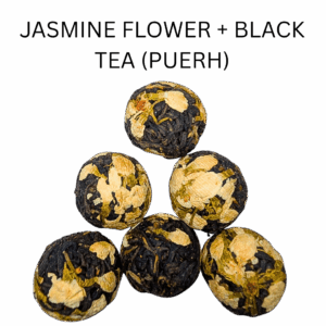 JASMINE FLOWER + BLACK TEA (PU-ERH) BALL